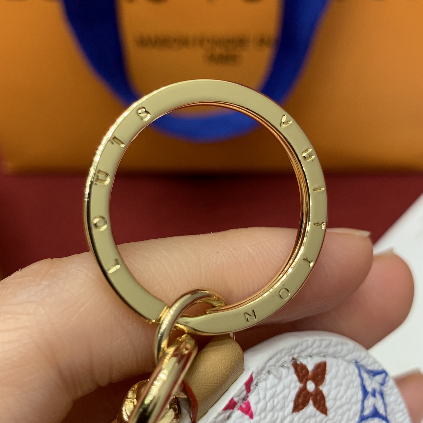 Bagsaaa M03728 LV x TM Vivienne Head Bag Charm Multicolored
