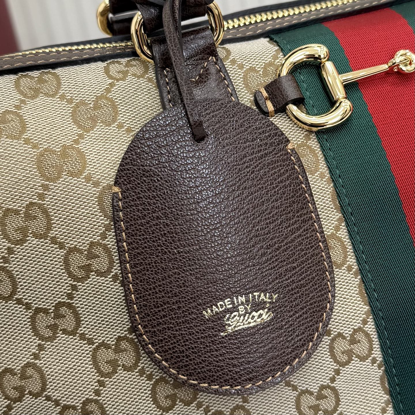 Bagsaaa Gvc*1 Borsetto large boston bag 866734 beige - 38.5cm