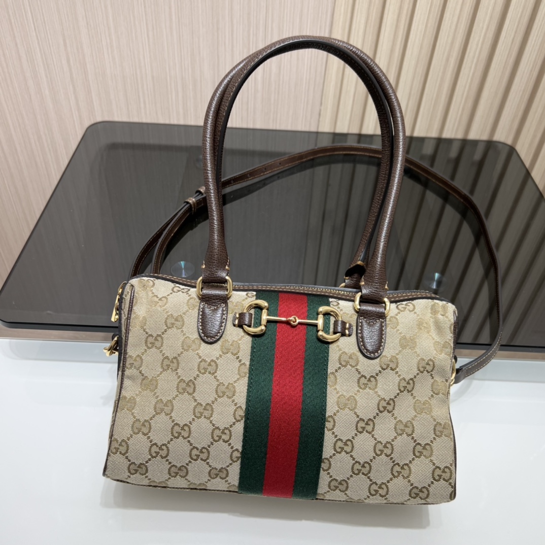 Bagsaaa Gvc*1 Borsetto medium boston bag 866732 beige - 28cm