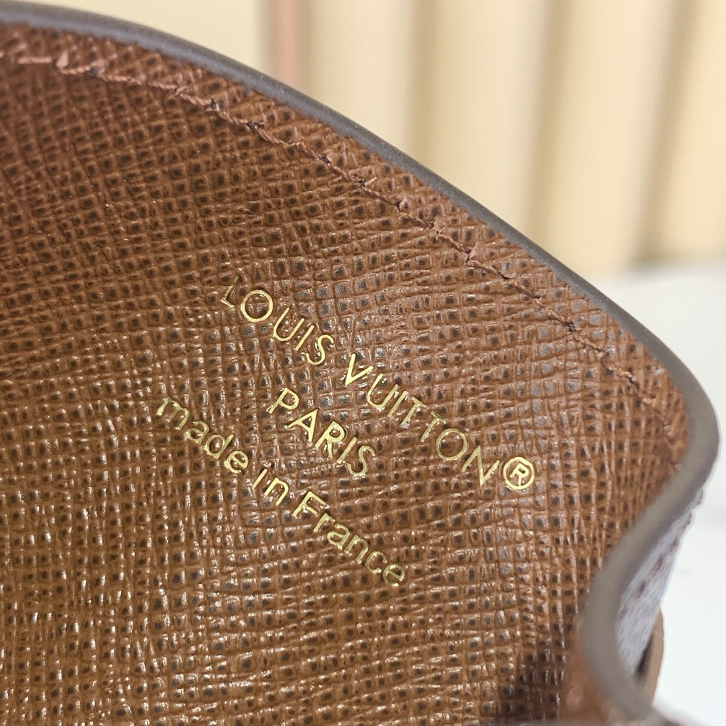 Bagsaaa 2026 Collection LV M28284 Double Card Holder Chocolate - 11cm
