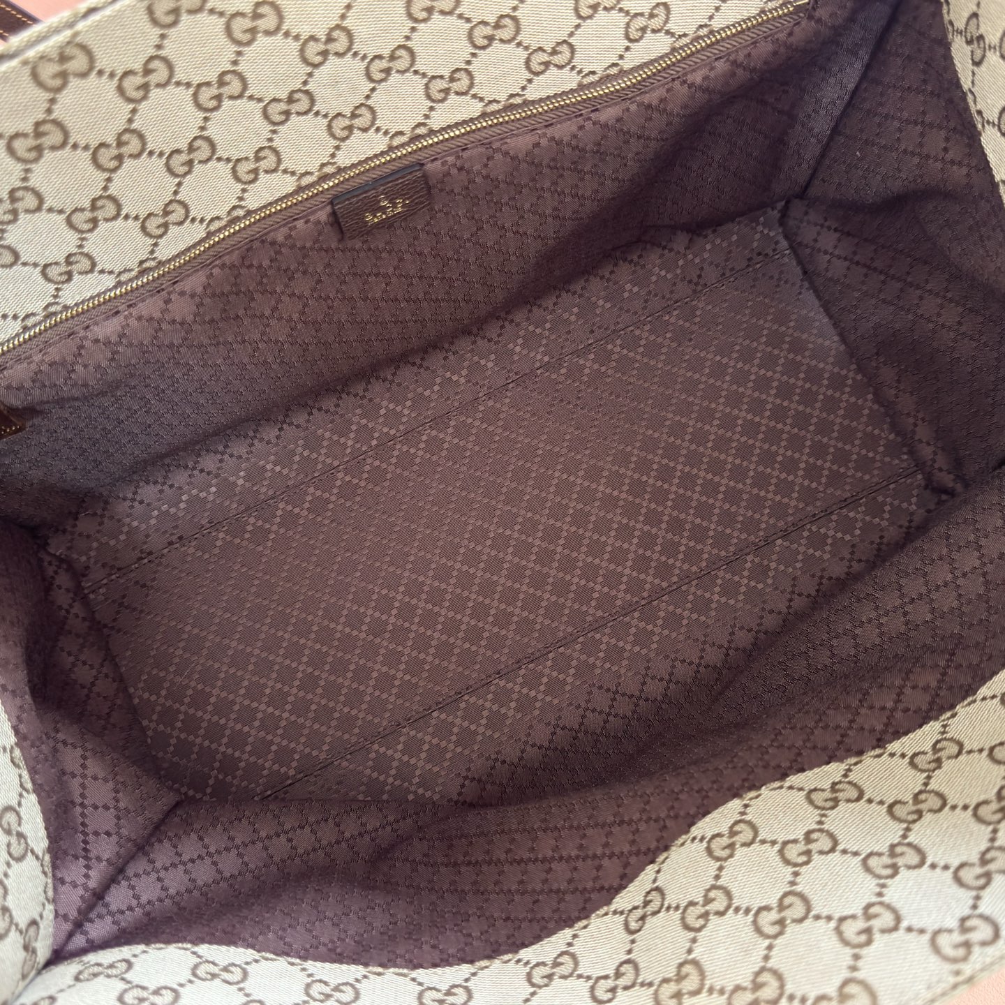 Bagsaaa Gvc*1 Londra large tote bag 875056 beige - 40cm