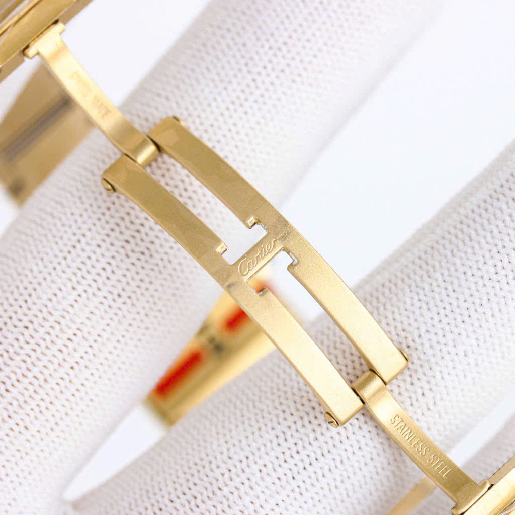 Bagsaaa Ca*t1er Ca*t1er Tank Française gold watch